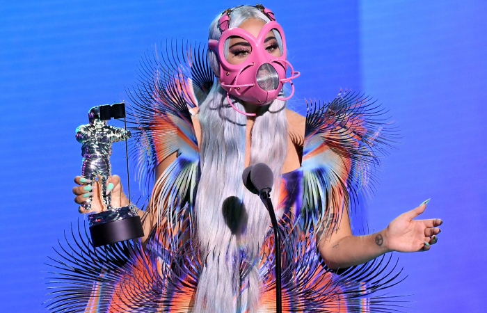Lady Gaga na edição de 2020./Foto: AFP Lady Gaga na edição de 2020./Foto: AFP