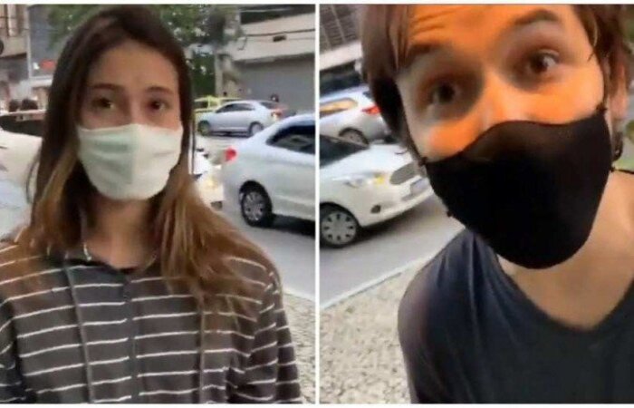 Casal abordou instrutor de surfe por ele usar bicicleta elétrica semelhante à da jovem; Matheus Ribeiro denuncia racismo no questionamento feito em bairro nobre do Rio de Janeiro/crédito: Matheus Ribeiro/Reprodução Casal abordou instrutor de surfe por ele usar bicicleta elétrica semelhante à da jovem; Matheus Ribeiro denuncia racismo no questionamento feito em bairro nobre do Rio de Janeiro/crédito: Matheus Ribeiro/Reprodução
