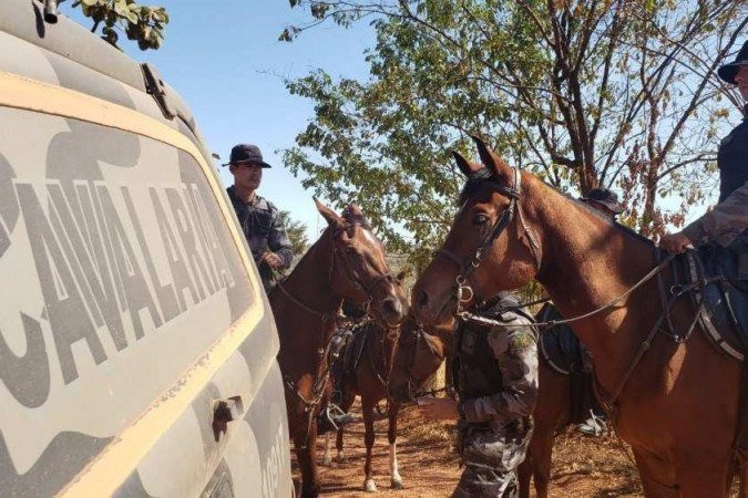 /Equipe conta com cavalaria, drones equipados com infravermelho e helic&oacute;pteros. Foto: Carlos Vieira/CB/ DA Press