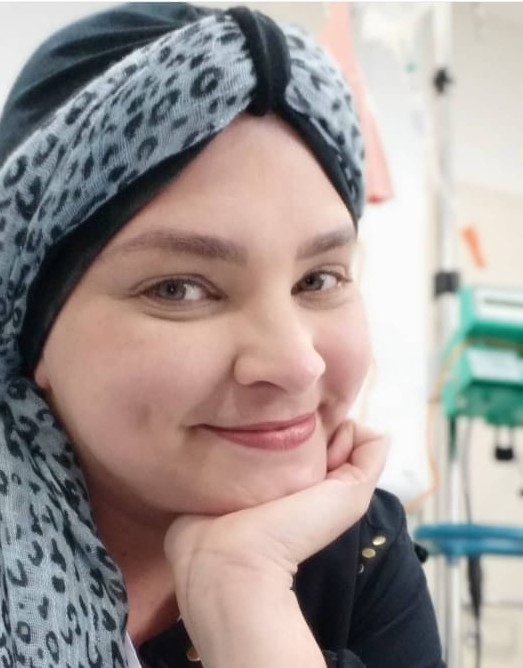 Eliciane Alves, de 37 anos, portadora de Leucemia Mieloiede Aguda (LMA).