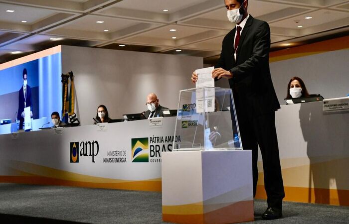 No certame foram arrecadados R$ 56,7 milh&otilde;es em b&ocirc;nus/Divulga&ccedil;&atilde;o ANP/Marcus Almeida