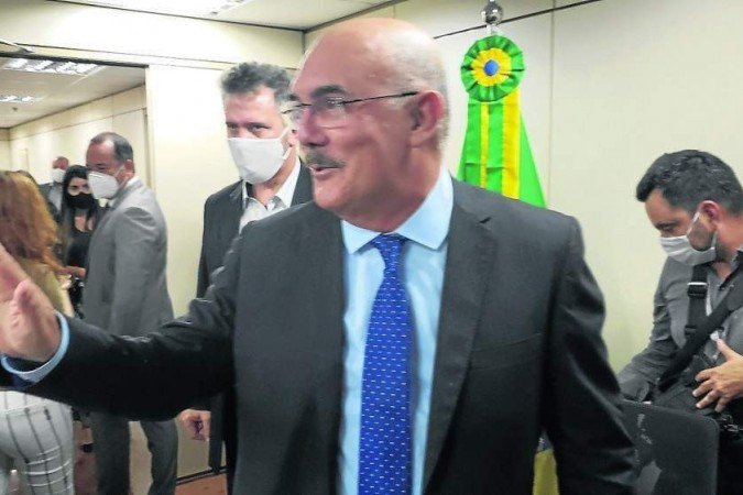 Milton Ribeiro, o constrangido: "Passei vergonha na reunião do G20 porque, praticamente, o Brasil era o único país com 450 dias de escolas fechadas"/Foto: Carlos Vieira/CB