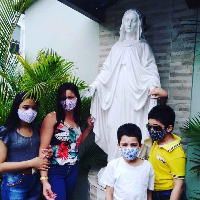 /Os três filhos de Rosilda desenvolveram a doença. Foto: Arquivo Pessoal. /Os três filhos de Rosilda desenvolveram a doença. Foto: Arquivo Pessoal.