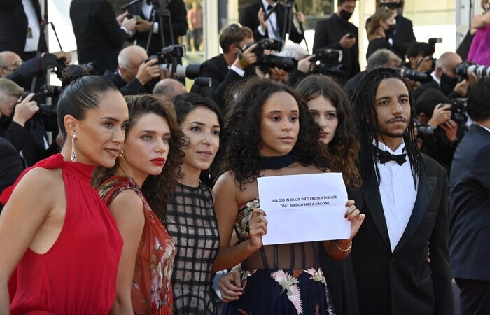 O filme de Anita Rocha da Silveira representa o Brasil na Quinzena dos Realizadores de Cannes/Foto: John Macdougall/AFP O filme de Anita Rocha da Silveira representa o Brasil na Quinzena dos Realizadores de Cannes/Foto: John Macdougall/AFP