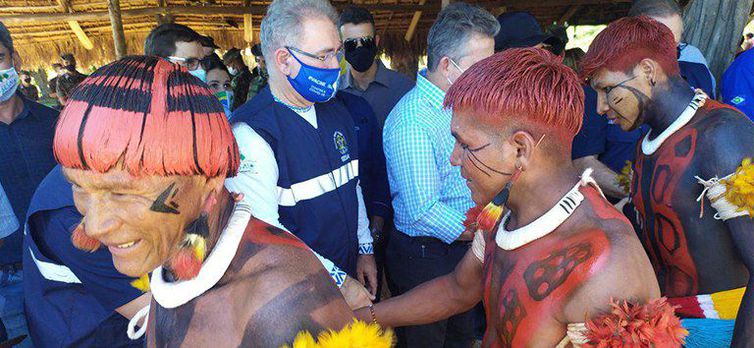 /Mutirão de saúde leva atendimentos para indígenas no Xingu (MT). Foto: Divulgação/Ministério da Saúde /Mutirão de saúde leva atendimentos para indígenas no Xingu (MT). Foto: Divulgação/Ministério da Saúde