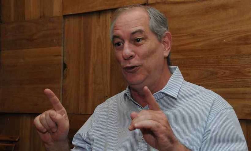 /Em vídeo, Ciro ironiza a fala do ex-presidente, que afirmou que não existe chance de uma terceira via nas eleições presidenciais de 2022. Foto: Paulo Filgueiras/EM/D.A Press