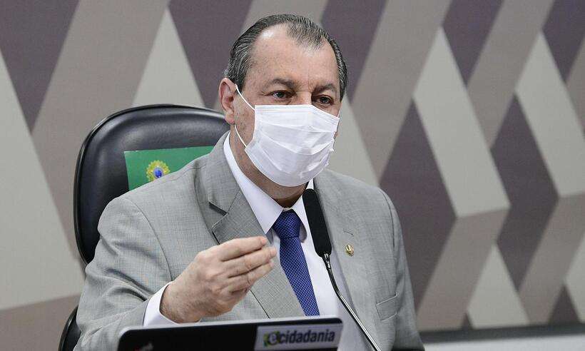 /Presidente da Comissão Parlamentar de Inquérito (CPI) da Covid, senador Omar Aziz (PSD-AM). Foto: Agência Senado