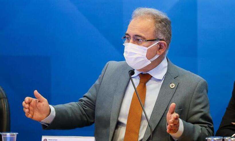 /Ministro da Saúde, Marcelo Queiroga disse não ver mal algum em pesquisar qualquer medicamento. Foto: Walterson Rosa/MS