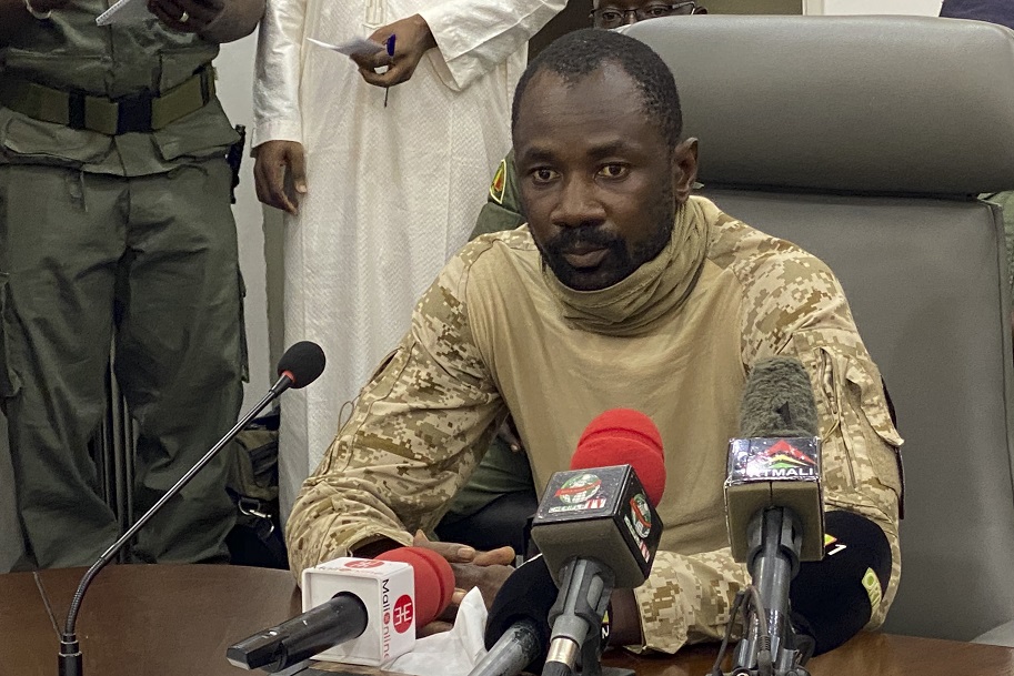 Coronel Assimi Goita/Foto: MALIK KONATE / AFP