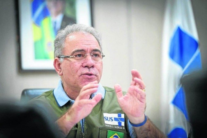 /Em coletiva de imprensa, o ministro da Saúde voltou a defender o retorno às aulas presenciais e às atividades econômicas. Foto: Walterson Rosa/MS /Em coletiva de imprensa, o ministro da Saúde voltou a defender o retorno às aulas presenciais e às atividades econômicas. Foto: Walterson Rosa/MS