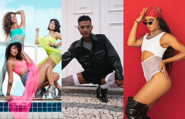 Tanesha, Edson Vogue e Trio Lipstick/Foto: Divulgação Tanesha, Edson Vogue e Trio Lipstick/Foto: Divulgação