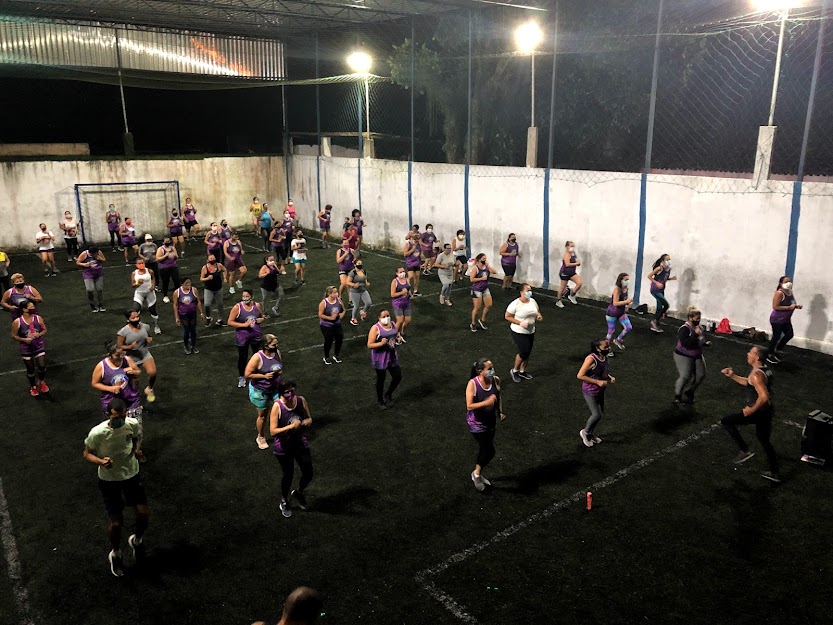 Projeto Saúde na Comunidade leva à população o direito a prática de saúde com aulas de ginástica, funcional e dança, de forma totalmente gratuita./Fabson Gabriel/DP Projeto Saúde na Comunidade leva à população o direito a prática de saúde com aulas de ginástica, funcional e dança, de forma totalmente gratuita./Fabson Gabriel/DP