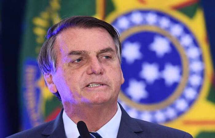 Bolsonaro criticou proibição da presença de policiais militares da ativa de São Paulo para comparecerem ao ato na Av. Paulista/Foto: Evaristo Sá/AFP