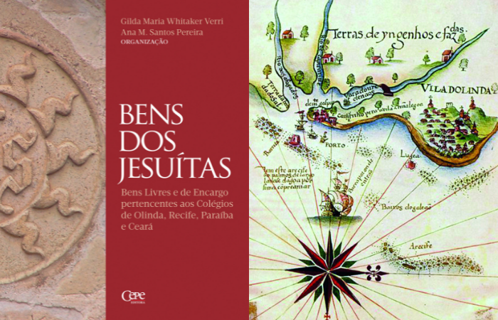 Capa do livro e Atlas histórico e cartográfico do Recife/Foto: Cepe/Divulgação Capa do livro e Atlas histórico e cartográfico do Recife/Foto: Cepe/Divulgação
