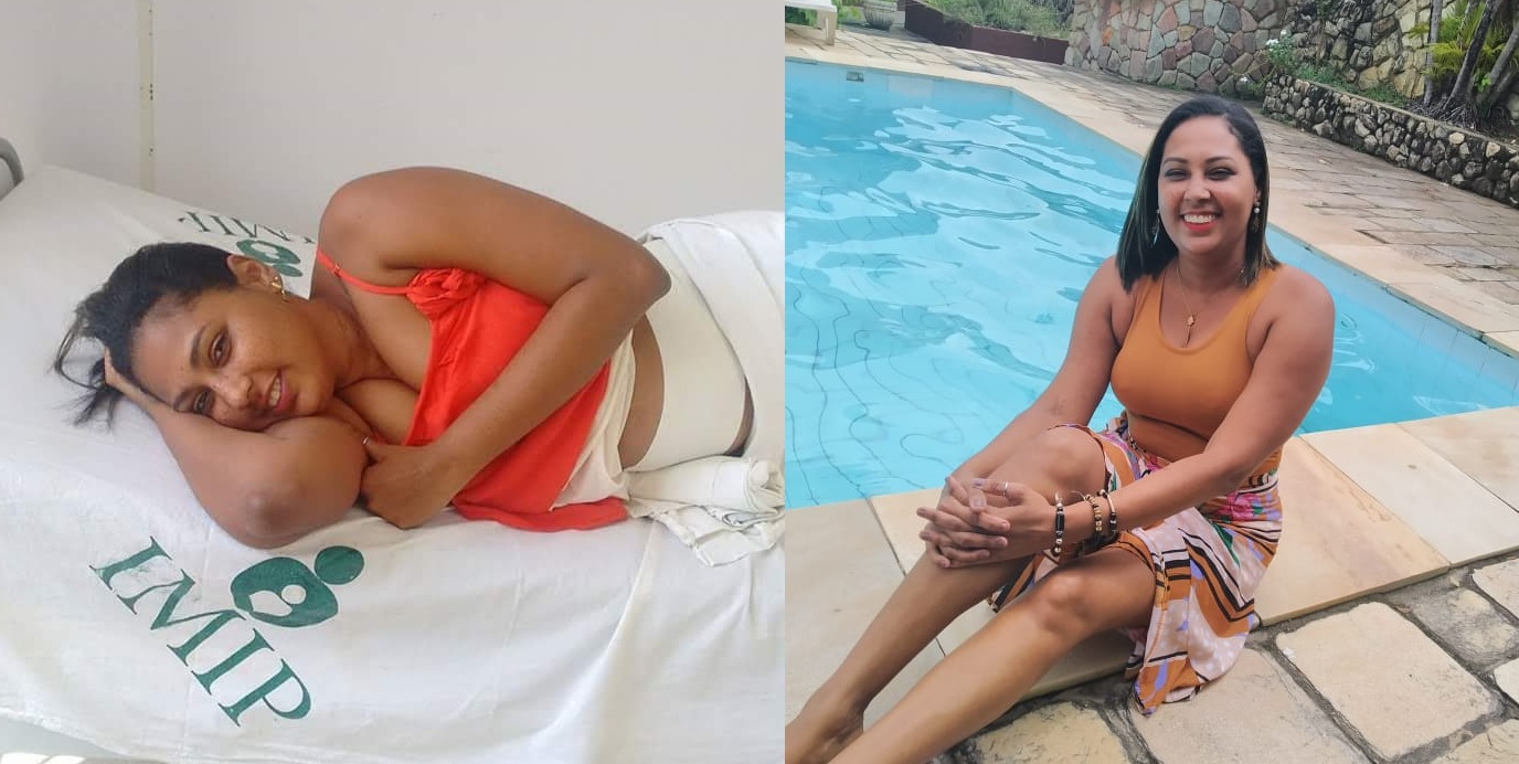 Andressa passou pelo transplante de coração e rim, durante uma mesma cirurgia, no IMIP. A operação realizada em 2015, foi a primeira de Pernambuco./Divulgação