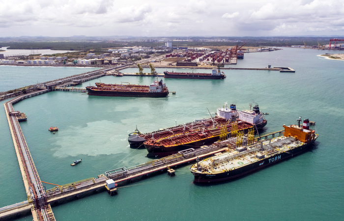 Ação possibilitará que o atracadouro pernambucano receba navios de maior extensão/Divulgação/Suape Ação possibilitará que o atracadouro pernambucano receba navios de maior extensão/Divulgação/Suape