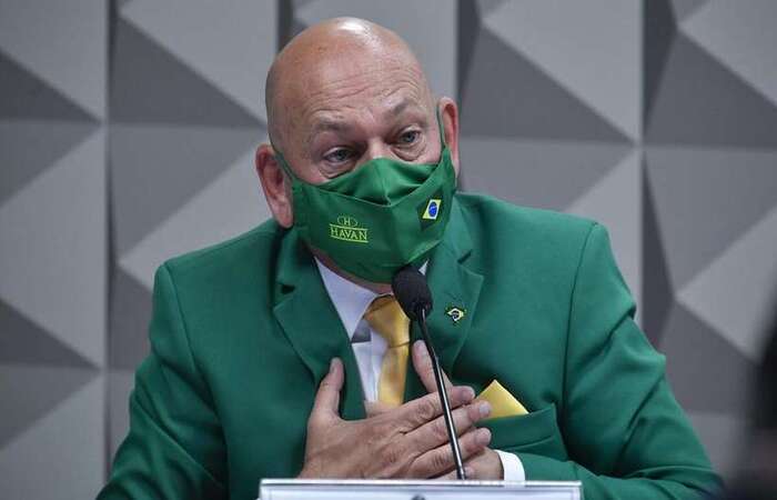 Empresário bolsonarista agradou alguns apoiadores do presidente após irritar os senadores da comissão/Leopoldo Silva/Agência Senado Empresário bolsonarista agradou alguns apoiadores do presidente após irritar os senadores da comissão/Leopoldo Silva/Agência Senado