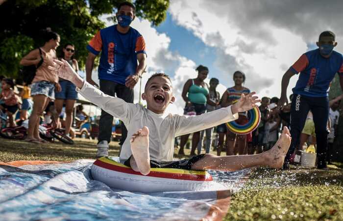/Dia das Crianças foi comemorado com atividades culturais e esportivas promovidas pela prefeitura nos parques e bairros da cidade. Foto: Paulo Paiva (@paulopaivafoto) / DP FOTO /Dia das Crianças foi comemorado com atividades culturais e esportivas promovidas pela prefeitura nos parques e bairros da cidade. Foto: Paulo Paiva (@paulopaivafoto) / DP FOTO