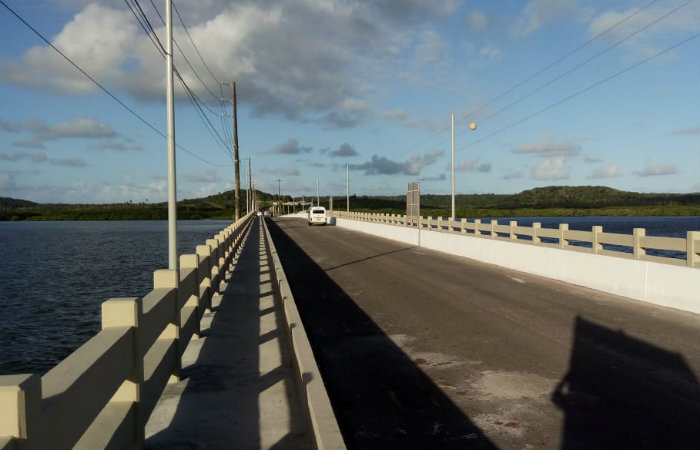 &Aacute;rea do estudo foi na parte sudeste da ilha de Itamarac&aacute;, pr&oacute;ximo &agrave; desembocadura do canal de Santa Cruz./Divulga&ccedil;&atilde;o