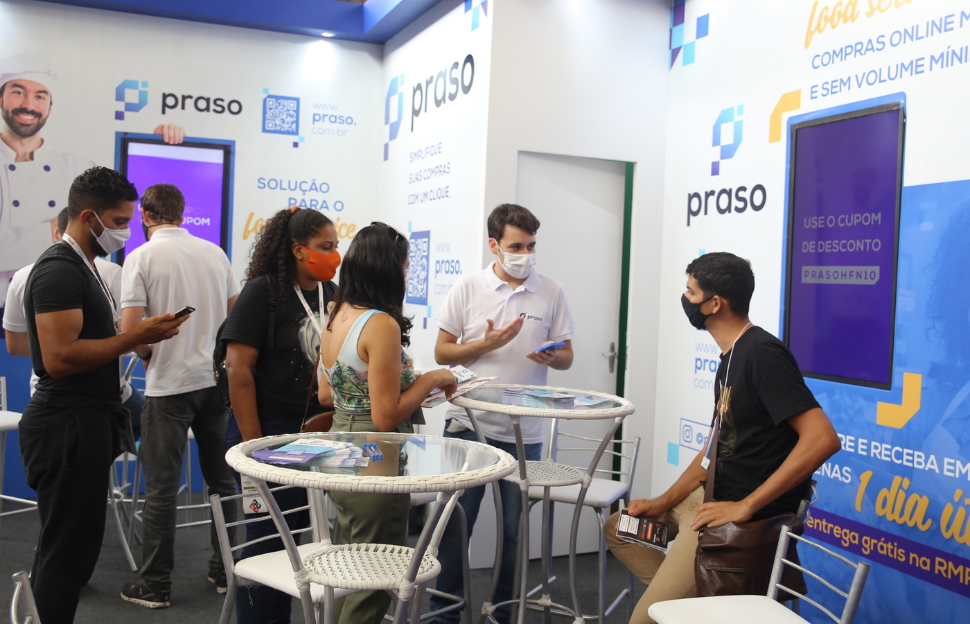 Stand dde apresentação na Hotel & Food Nordeste/Foto: Praso/Divulgação