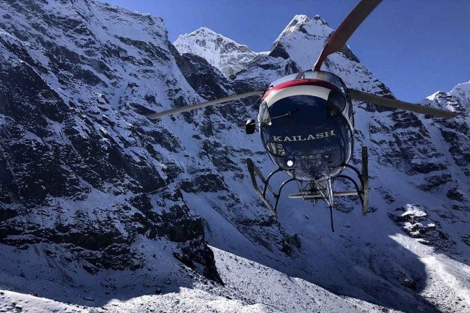 /Foto: Kailash Helicopter Services / AFP