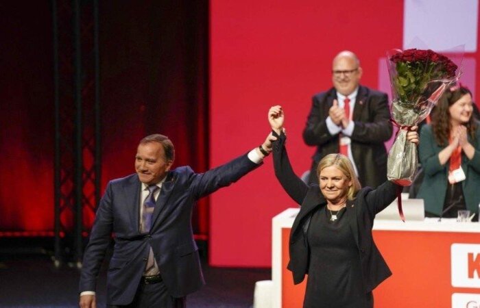 Após sete anos no cargo, o líder social-democrata se viu enfraquecido por uma crise política em meados de 2021/Foto:  Bjorn LARSSON ROSVALL / TT News Agency / AFP