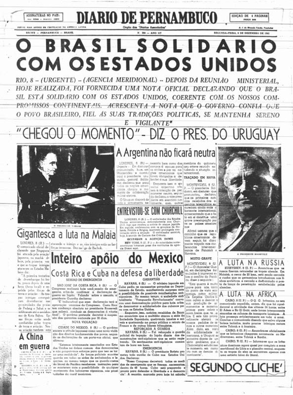 Edição antiga do arquivo do jornal