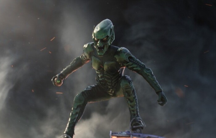 Um dos que retornou foi o Duende Verde, vilão do primeiro filme do Homem-Aranha (2002)/Foto: Sony/ Divulgação