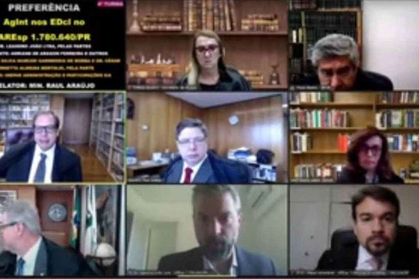 /Ministro pede para que advogado saia da sessão. Foto: REDES/REPRODUÇÃO /Ministro pede para que advogado saia da sessão. Foto: REDES/REPRODUÇÃO
