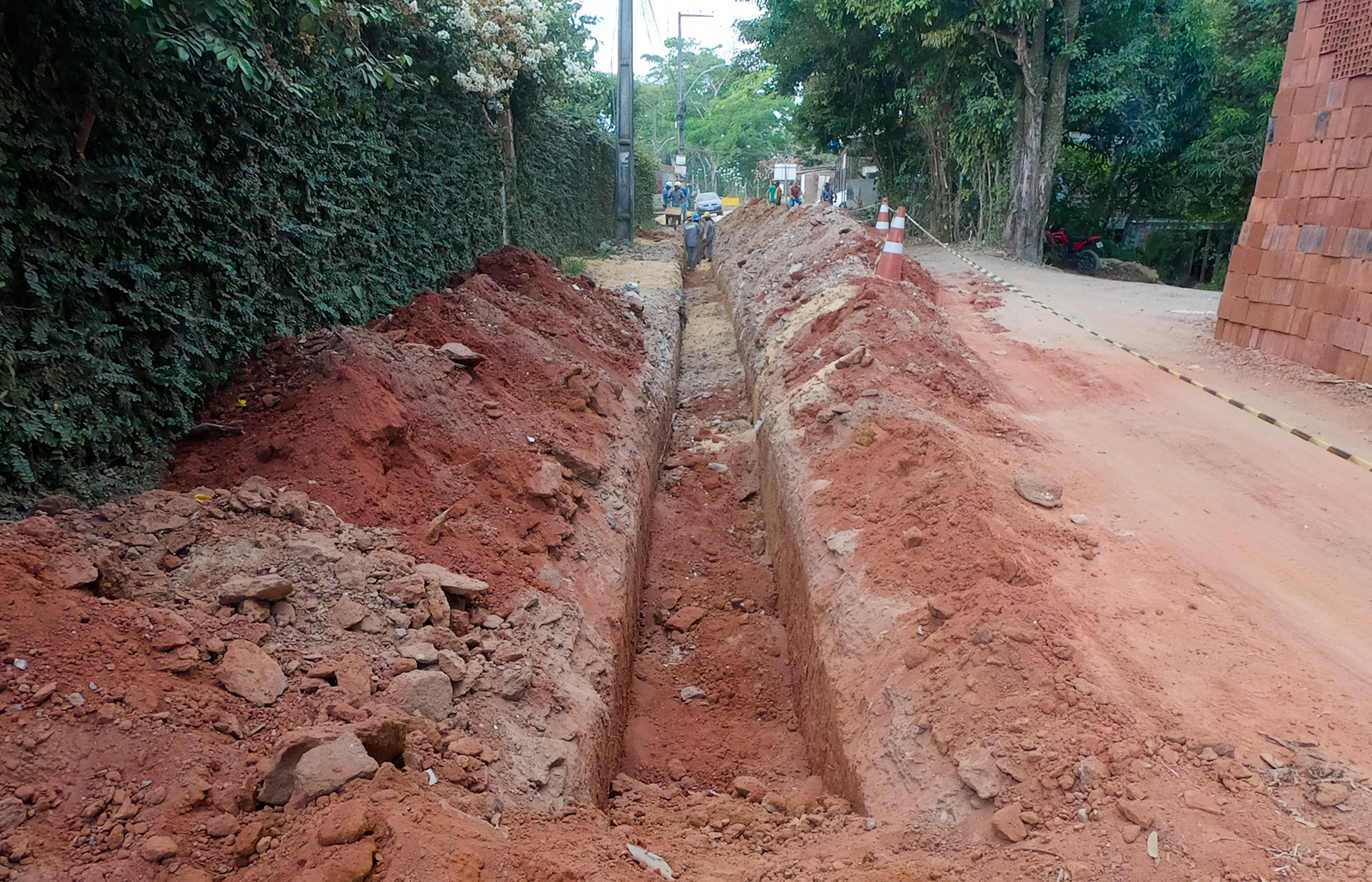No bairro do Passarinho, a Compesa deu início às obras do novo sistema de abastecimento de água do bairro./Divulgação No bairro do Passarinho, a Compesa deu início às obras do novo sistema de abastecimento de água do bairro./Divulgação