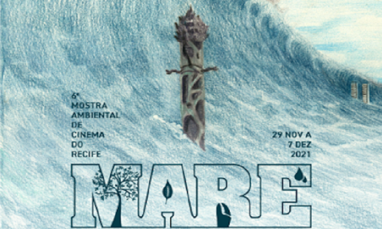 O cartaz da 6º MARÉ é assinado pela artista Juliana Lapa/Reprodução O cartaz da 6º MARÉ é assinado pela artista Juliana Lapa/Reprodução