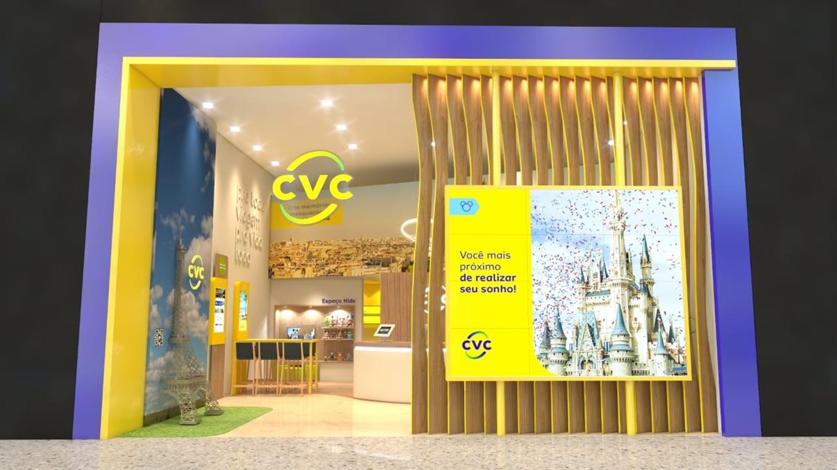 /CVC lançou novo conceito para suas lojas físicas. Foto: Divulgação