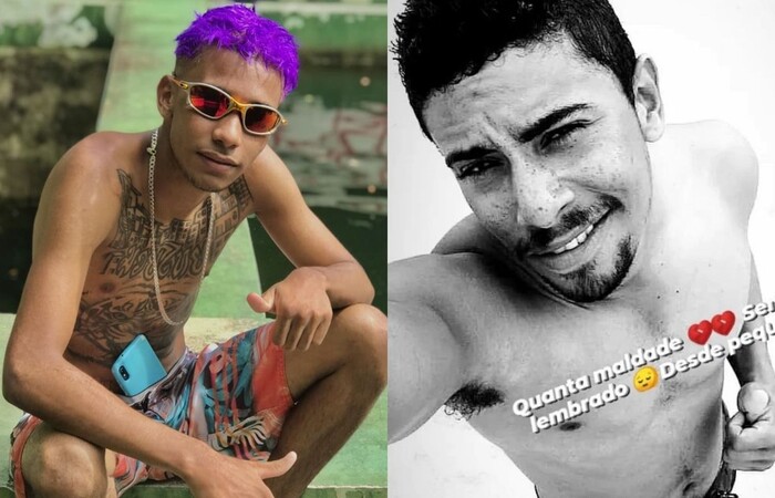 /Ewerton Matheus, o MC Irak (à esquerda), e Cristiano da Silva (à direita). Foto: Reprodução/Instagram.