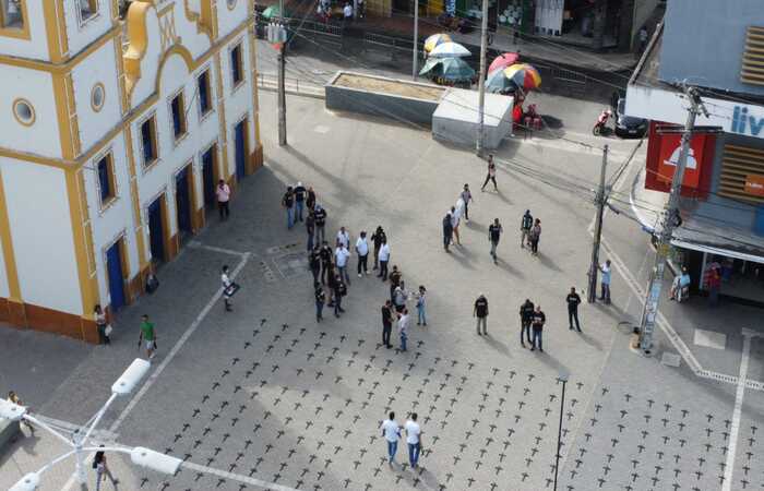 /O primeiro protesto do sindicato foi no dia 31 de dezembro, em Boa Viagem. Foto: Divulgação.