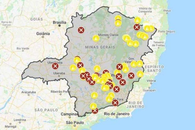 /Autoridades pedem que motoristas só passem pelas estradas mineiras em caso de necessidades. Foto: CPRv/Divulgação