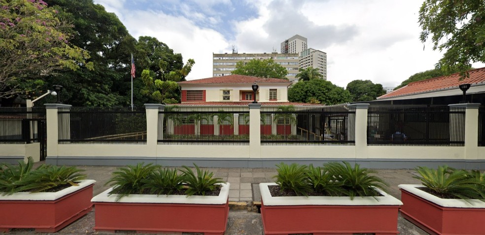 /Consulado dos Estados Unidos no Recife. Foto: Reprodução/Google Street View