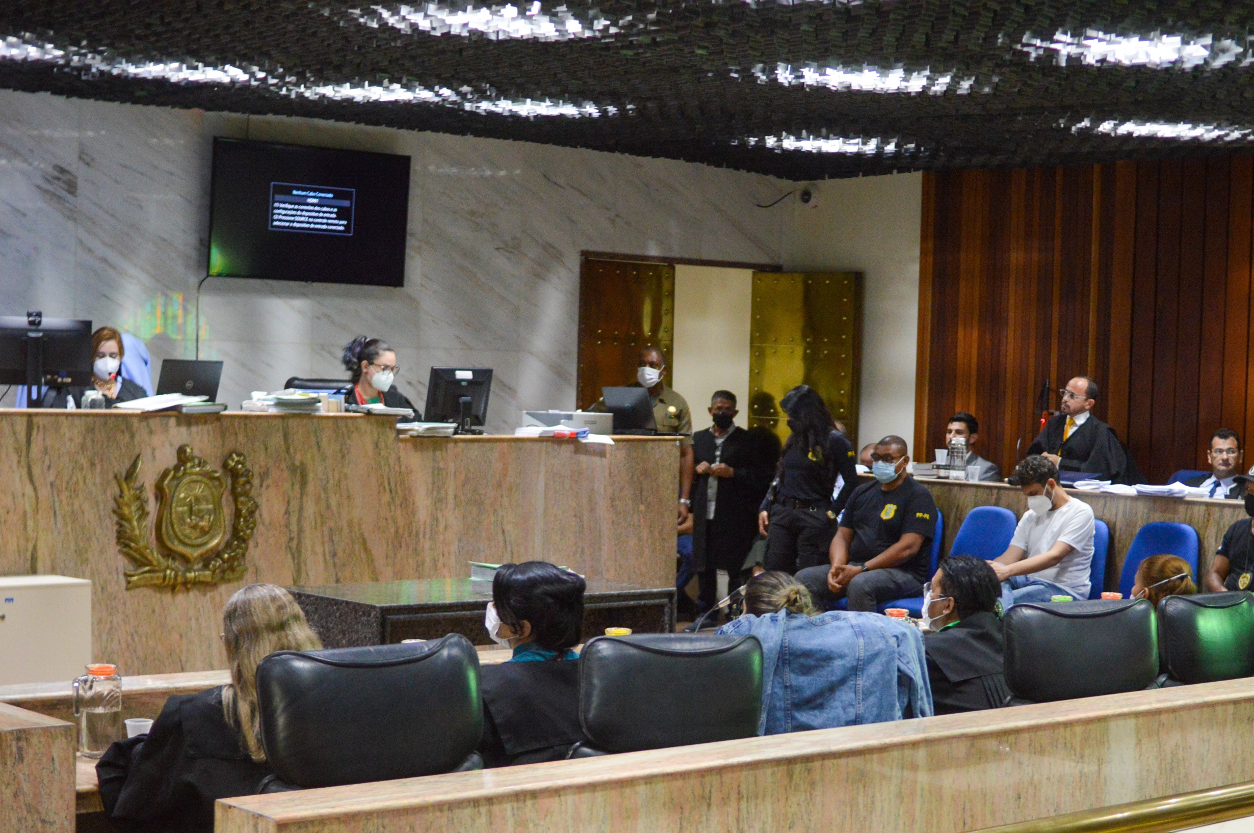 Julgamento do responsável por provocar colisão e três mortes na Tamarineira chega à terceira sessão, com argumentações e perspectiva de veredicto./Arthur Souza/DP