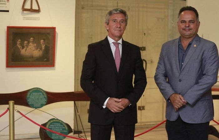 O embaixador frisou que o local funciona como acervo para novas gerações e pessoas de outras nacionalidades/Rômulo Chico/DP Foto O embaixador frisou que o local funciona como acervo para novas gerações e pessoas de outras nacionalidades/Rômulo Chico/DP Foto