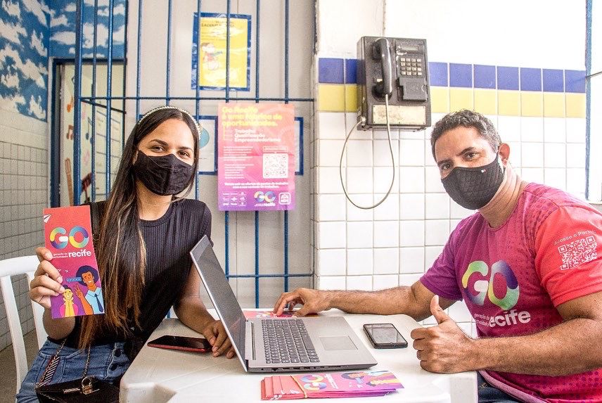 Comunidade foi beneficiada com ações sociais./Edson Holanda/Seiurb