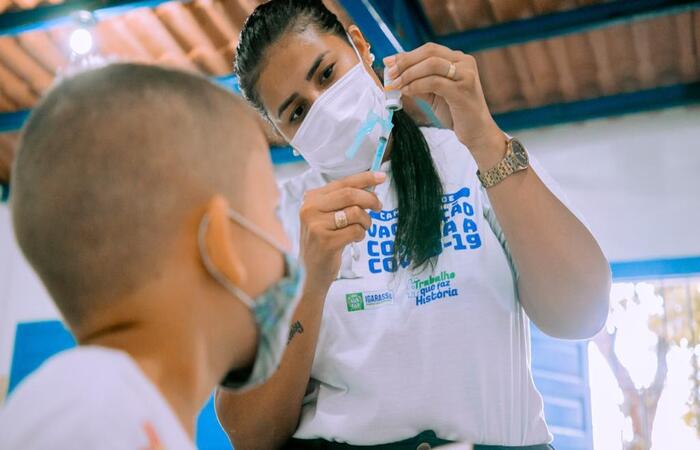 /A imunização contra a gripe e outras doenças acontece neste sábado  (30). Foto: Divulgação.