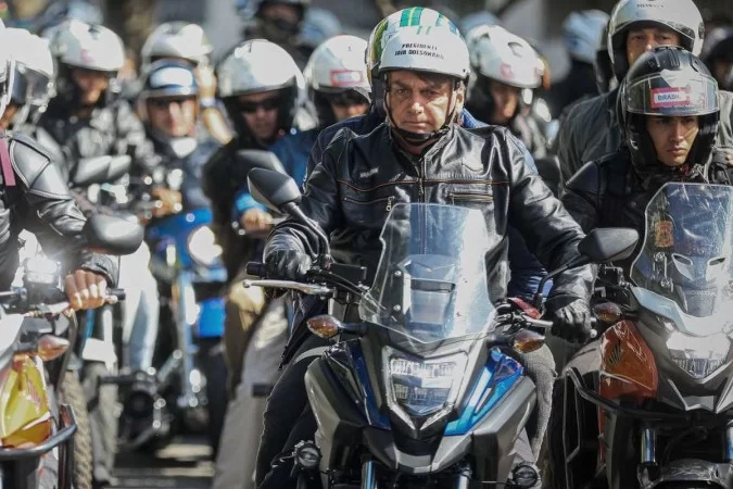 /Motociata em São Paulo, em abril, custou R$ 1 milhão aos cofres públicos. Foto: FILIPE ARAUJO/AFP /Motociata em São Paulo, em abril, custou R$ 1 milhão aos cofres públicos. Foto: FILIPE ARAUJO/AFP