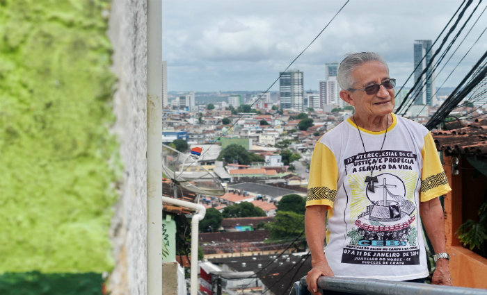 Reginaldo Veloso foi pároco na comunidade de 1978 a 1989./Thalyta Tavares/Arquivo DP