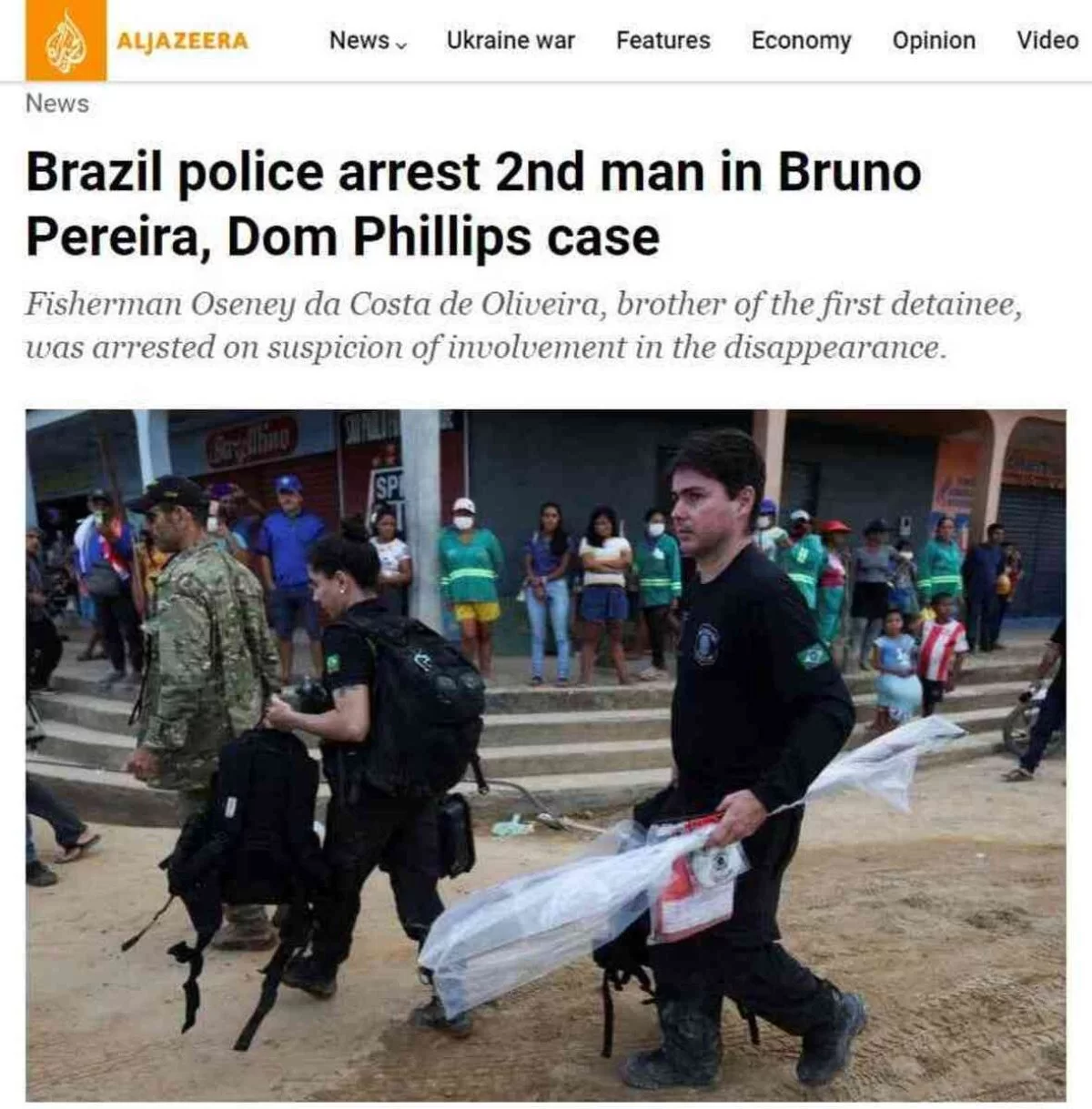 Imprensa internacional repercute corpos achados na busca por Bruno e Dom