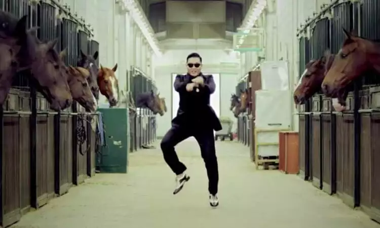 /Cantor e rapper sul-coreano Psy bateu vários recordes com a canção que estourou em 2012. Foto: Reprodução/Youtube