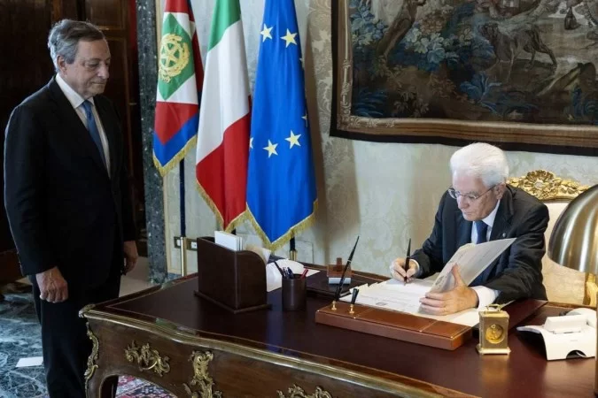 /Foto: Palácio Quirinale/AFP /Foto: Palácio Quirinale/AFP