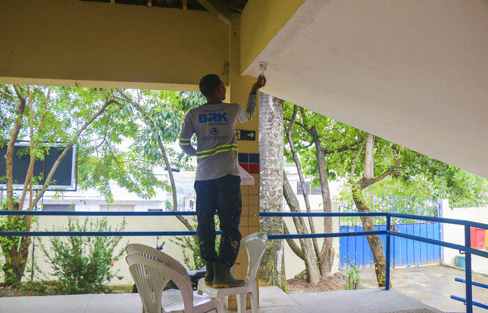 /Mais de 30 escolas da rede de ensino receberam serviços de manutenção e melhorias. Foto: Alice Mafra/Secom Olinda. /Mais de 30 escolas da rede de ensino receberam serviços de manutenção e melhorias. Foto: Alice Mafra/Secom Olinda.