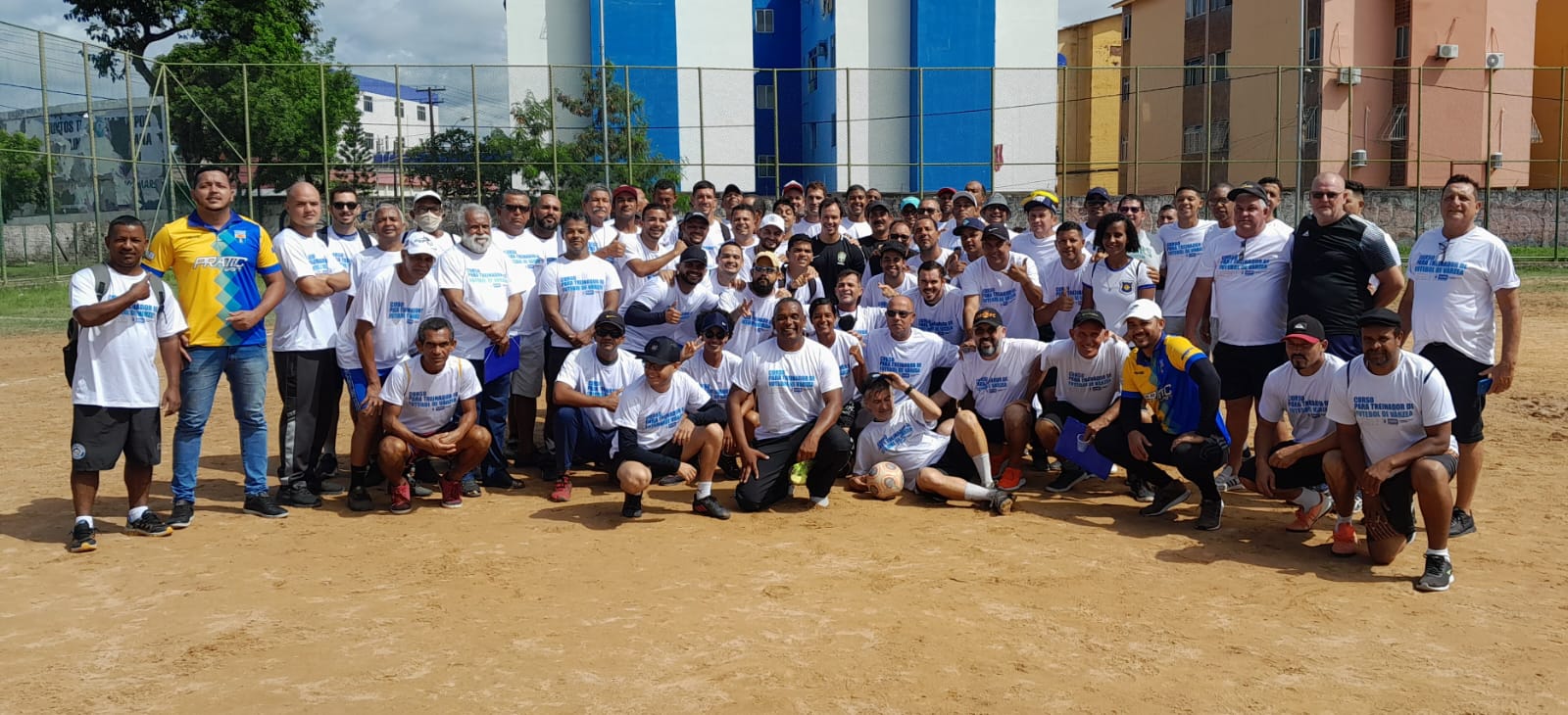 O curso de treinadores de futebol movimentou mais de 100 alunos em Olinda./Foto: PMO