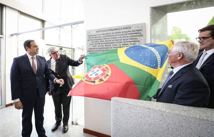 /Evento da instituição, que visa a integrar a comunidade pernambucana residente em Portugal e os cidadãos portugueses, contou com a presença do governador Paulo Câmara. Foto: Divulgação/SEI. /Evento da instituição, que visa a integrar a comunidade pernambucana residente em Portugal e os cidadãos portugueses, contou com a presença do governador Paulo Câmara. Foto: Divulgação/SEI.