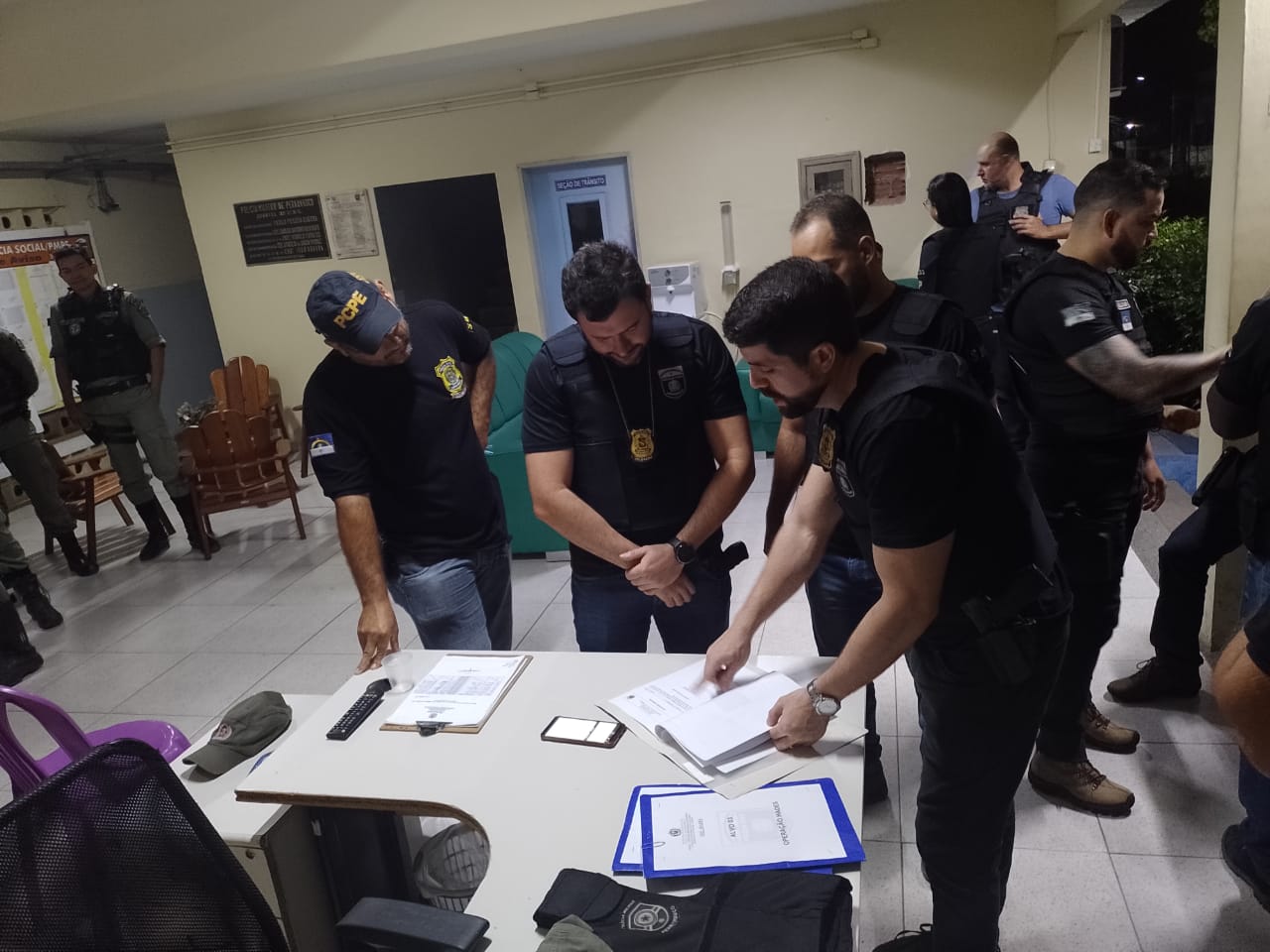 A Operação Intervenção Tática nomeada Hades, resultou em quatro prisões diante a mandados de prisão preventiva/Foto: Divulgação/PCPE