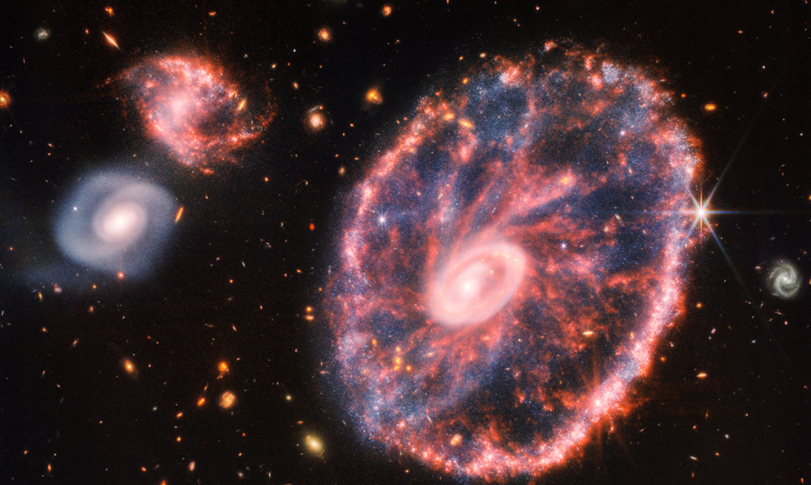 /Imagem foi obtida pelo Telescópio Espacial James Webb. Foto: Divulgação/Nasa /Imagem foi obtida pelo Telescópio Espacial James Webb. Foto: Divulgação/Nasa